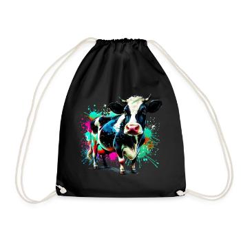 Vache - Sac de sport léger - noir - Devant