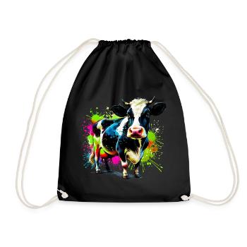 Vache - Sac de sport léger - noir - Devant