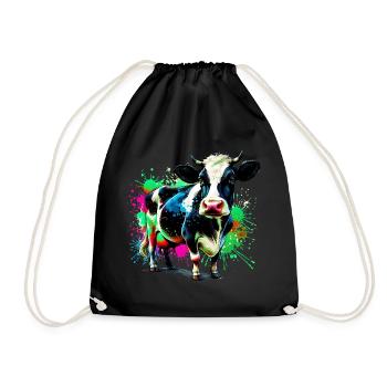 Vache - Sac de sport léger - noir - Devant