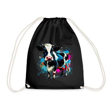 Vache - Sac de sport léger - noir - Devant