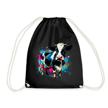 Vache - Sac de sport léger - noir - Devant