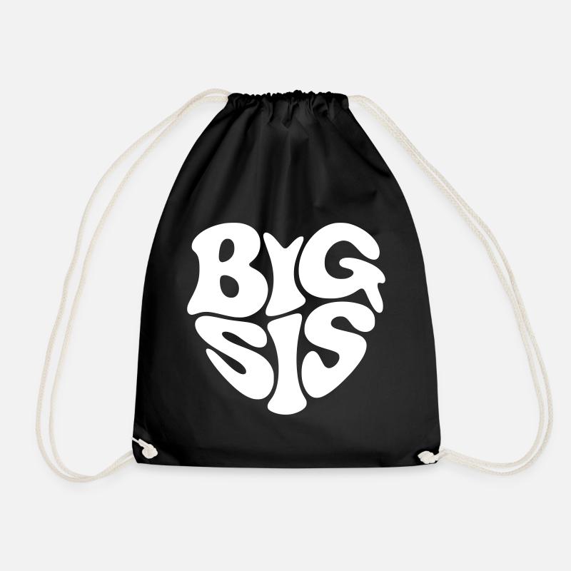 Big Sis - Turnbeutel - Schwarz