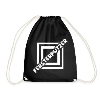 Le nettoyage des vitres comme métier - Sac de sport léger - noir - Devant