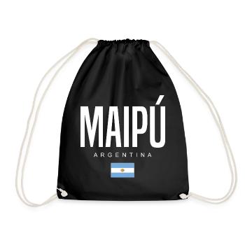 Maipú Argentina Argentinians - Drawstring Bag - black - Front