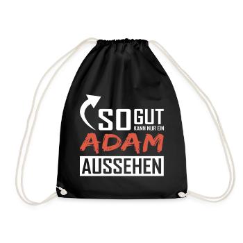 Seul un Adam peut être aussi beau - Sac de sport léger - noir - Devant