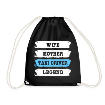 Chauffeur de taxi Taxi - Sac de sport léger - noir - Devant