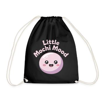 Little Mochi Mood - Turnbeutel - Schwarz - Vorne