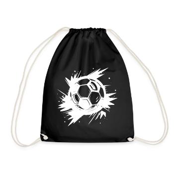 Football Street Art - Drawstring Bag - black - Front
