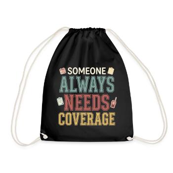 Head of the daycare center, head of the preschool - Drawstring Bag - black - Front