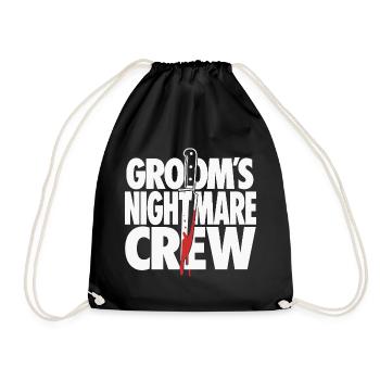 Le design de l’équipe d’horreur cauchemardesque du marié - Sac de sport léger - noir - Devant