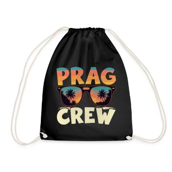 Prag Crew - Turnbeutel - Schwarz - Vorne