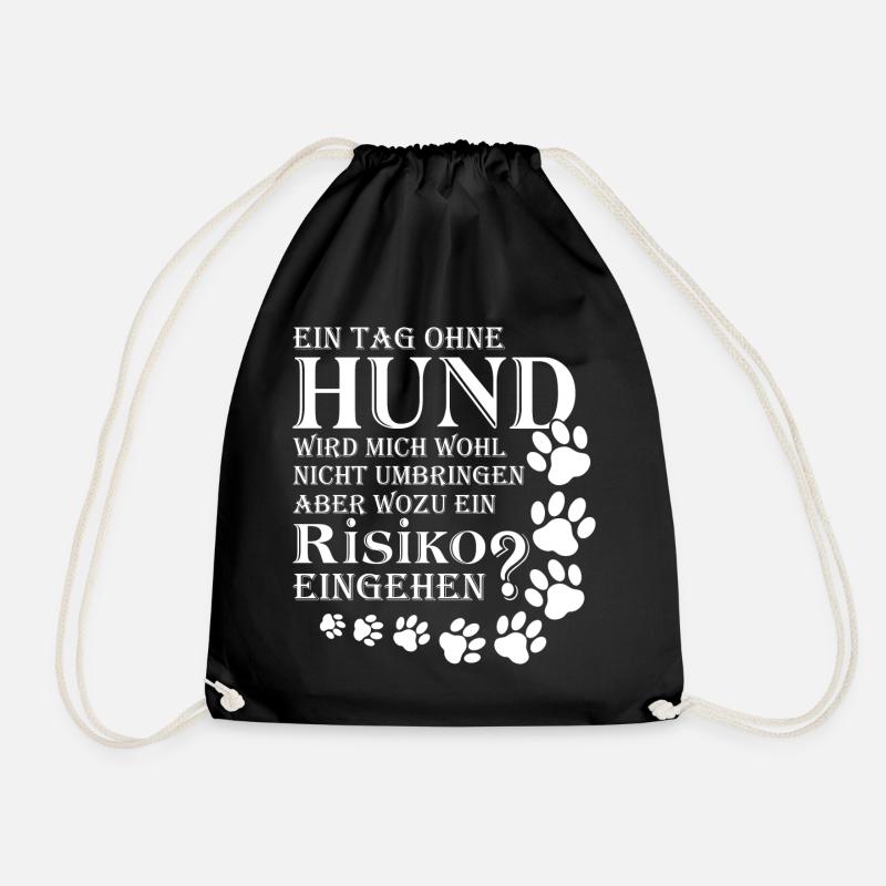 Hund Labrador Agility Tierschutz Tierfreund Rudel - Turnbeutel - Schwarz