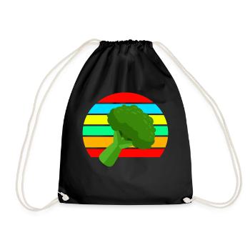 Brocoli - Sac de sport léger - noir - Devant