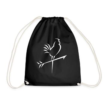 Conception du robinet météo - Sac de sport léger - noir - Devant