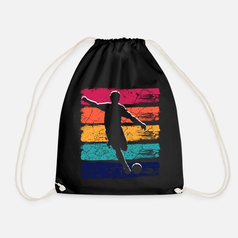Football - Drawstring Bag - black