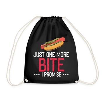 Hot Dog Love Hot Dog Saucisse Cadeau Ketchup - Sac de sport léger - noir - Devant
