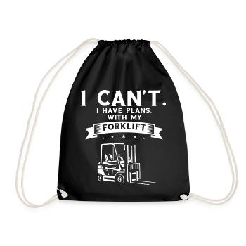 Caristes et caristes - Sac de sport léger - noir - Devant