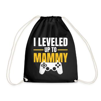 Montez de niveau Mama Gamer - Sac de sport léger - noir - Devant