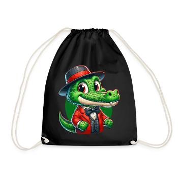 Crocodile Russe en Russe Crocodiles Russes - Sac de sport léger - noir - Devant