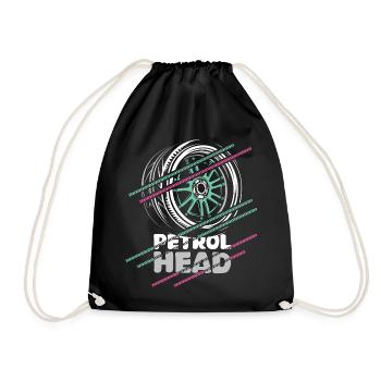 Petrolhead – Motorsport & Tuning Felge Design - Turnbeutel - Schwarz - Vorne