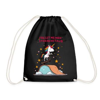 Planche à roulettes Licorne - Sac de sport léger - noir - Devant