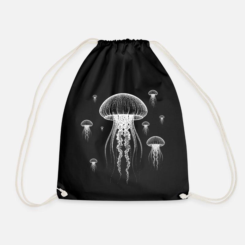Méduse nuage - Sac de sport léger - noir