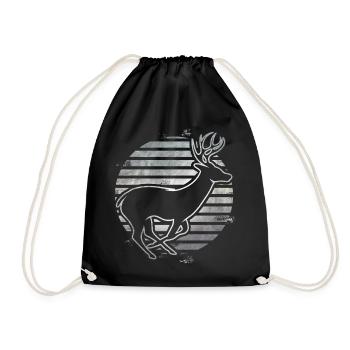 chevreuil - Sac de sport léger - noir - Devant