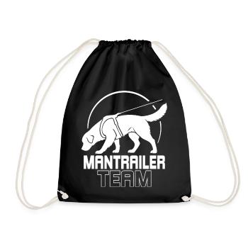 Golden Retriever Mantrailer Team Chiens de sport - Sac de sport léger - noir - Devant