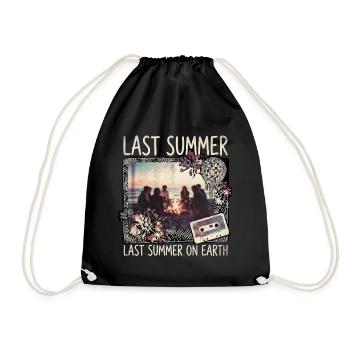 Last Buzzer - Drawstring Bag - black - Front