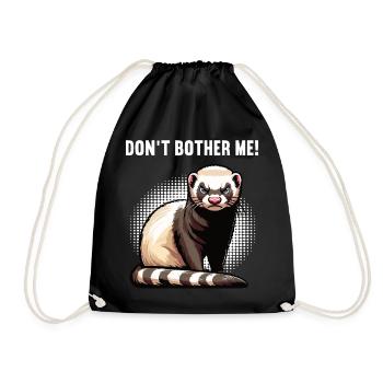Ne me dérange pas, Furet Propriétaire de furet - Sac de sport léger - noir - Devant