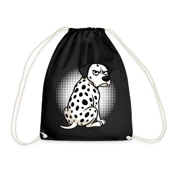 Dalmatiens Gardiens de dalmatiens Propriétaires de dalmatiens - Sac de sport léger - noir - Devant