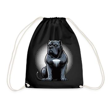 Cane Corso Cane Corsos Corso halter Corso Owner - Drawstring Bag - black - Front