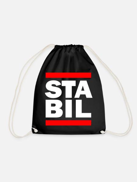 STABIL - BARS - Turnbeutel - Schwarz