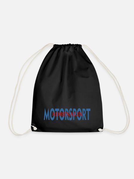 MOTORSPORT - Drawstring Bag - black