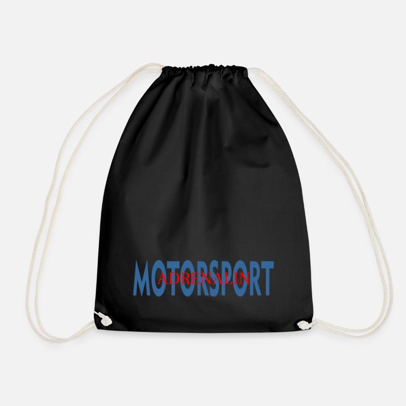 MOTORSPORT - Drawstring Bag - black