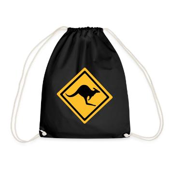 Kangourou australien Connexion - Sac de sport léger - noir - Devant