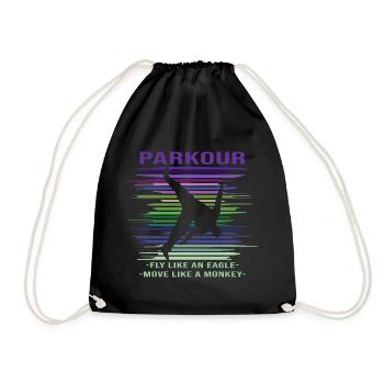 Parkour - Sac de sport léger - noir - Devant