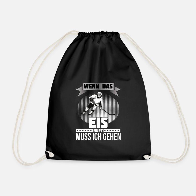 WENN DAS EIS RUFT MUSS ICH GEHEN - Turnbeutel - Schwarz