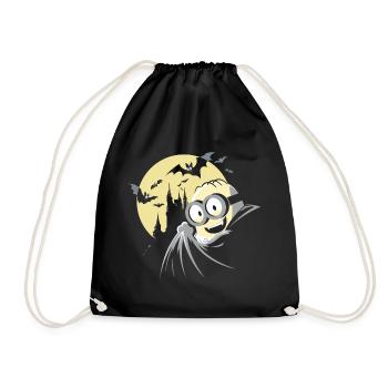 Minions Dave Halloween - Drawstring Bag - black - Front