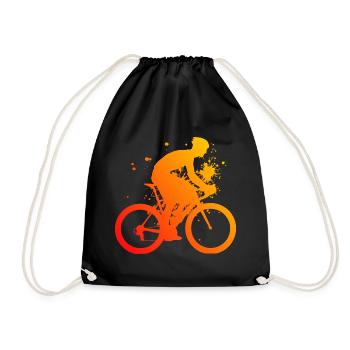 Hommes Femmes Cyclisme sur route Cyclistes sur route - Sac de sport léger - noir - Devant