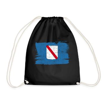 Campanie Drapeau Italie Drapeau Paix Vintage - Sac de sport léger - noir - Devant