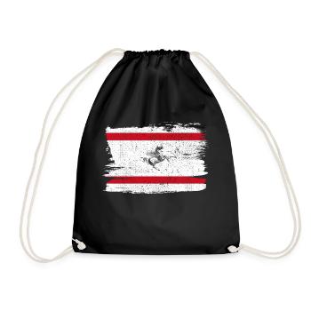 Tuscany Flag Flag Italy Peace Vintage - Drawstring Bag - black - Front