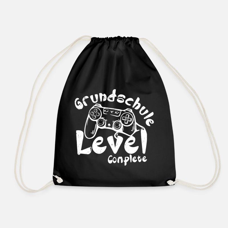 Grundschule Level Complete - Turnbeutel - Schwarz