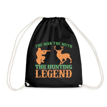 Légende de la chasse - Sac de sport léger - noir - Devant