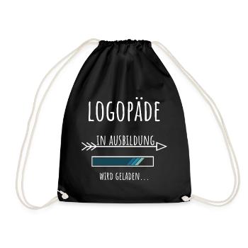 Speech Therapy Studies Profession Training Speech Therapist - Drawstring Bag - black - Front