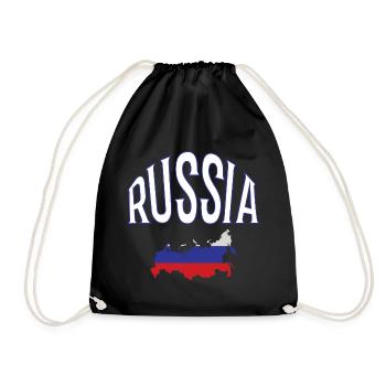 Russie - Sac de sport léger - noir - Devant