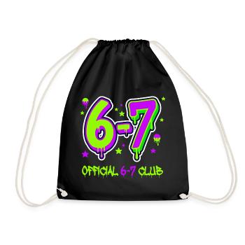 Club officiel 6-7 - Sac de sport léger - noir - Devant
