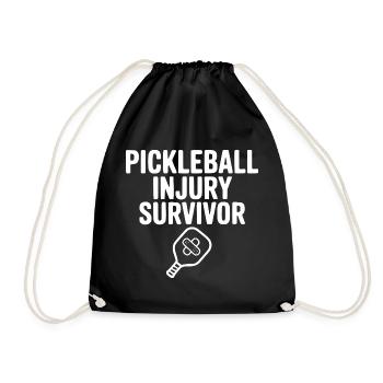 Survivant d’une blessure au pickleball - Sac de sport léger - noir - Devant