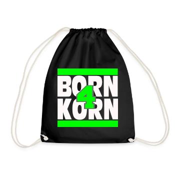 Born for Korn - Drawstring Bag - black - Front