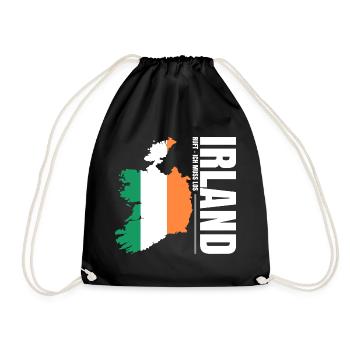 Ireland Emigrate - Drawstring Bag - black - Front